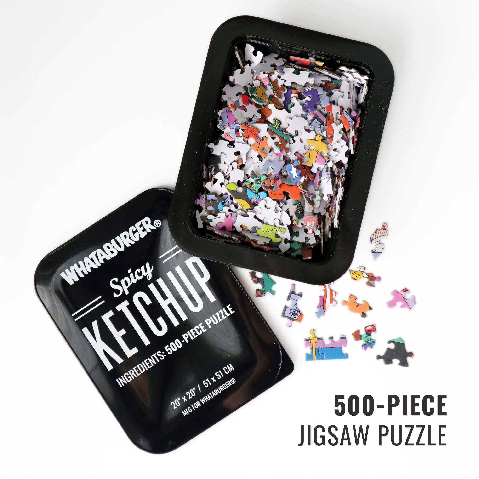 Amazon.com: Whataburger Spicy Ketchup Puzzle: 500-piece Puzzle in